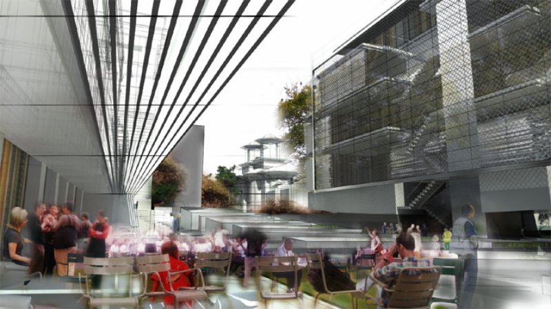 Place du marché Amzei, Marketplace Amzei, Drgan Architecture, Bucharest, 2006